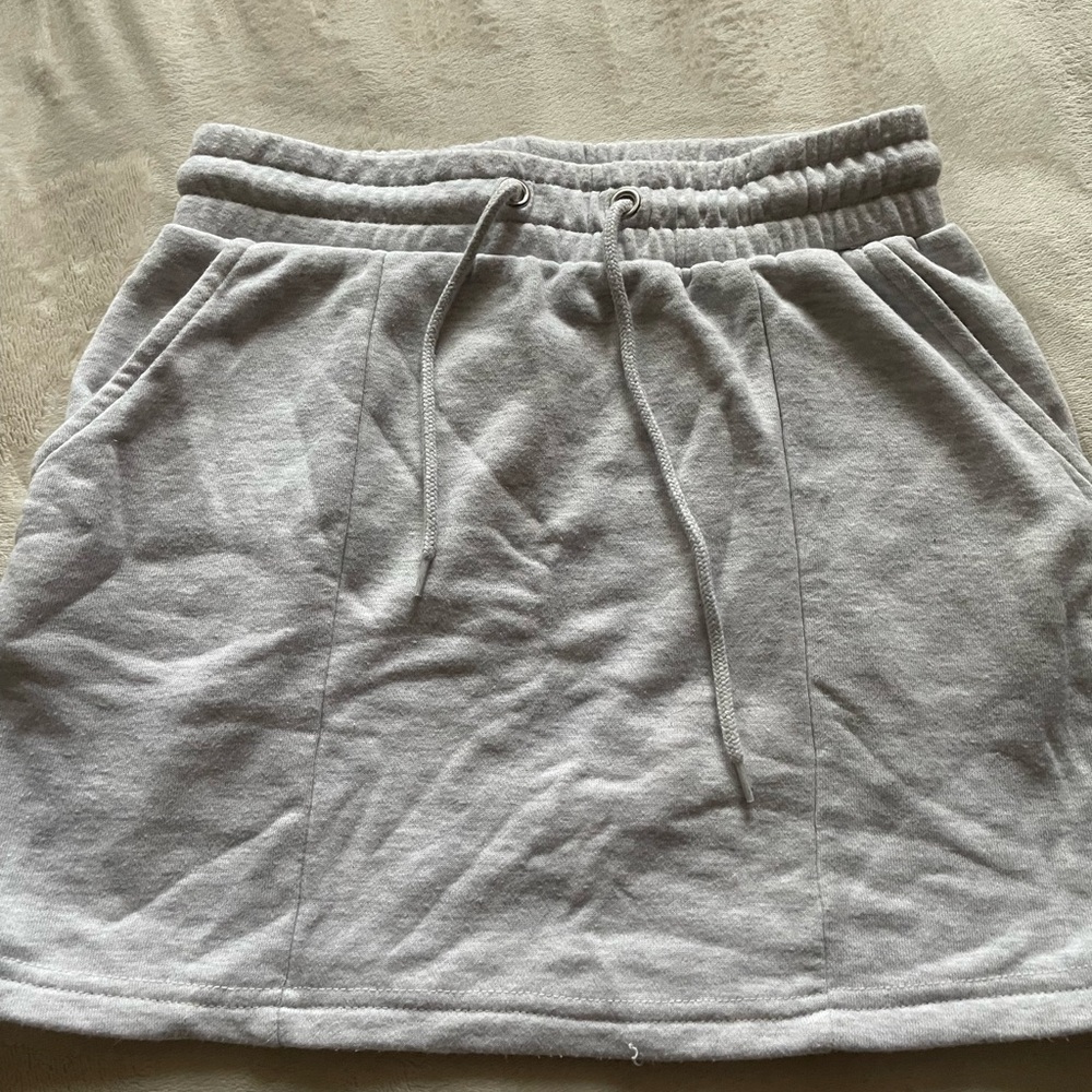 Forever 21 Light Gray Mini Skirt